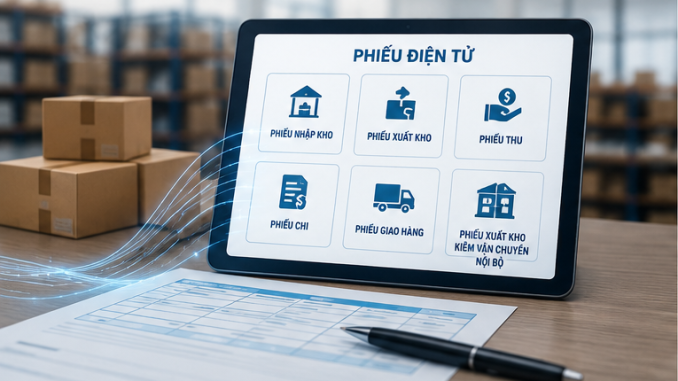 Phiếu điện tử là gì